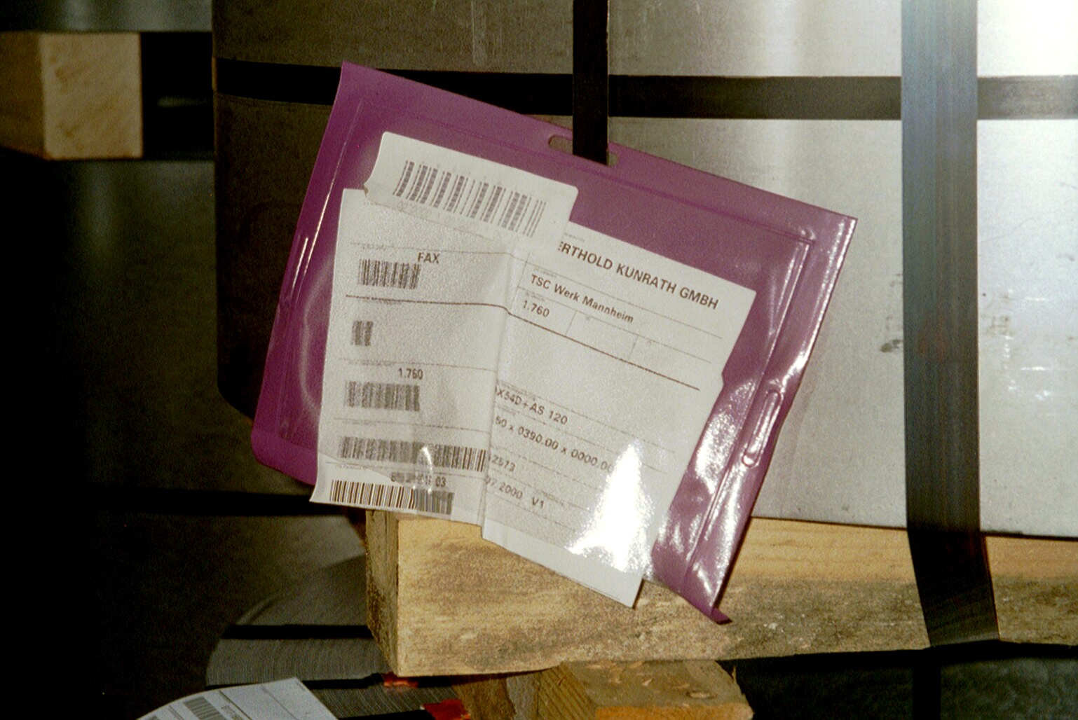 Laser tags replace plastic wallets